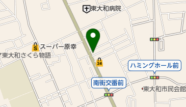 ペットショップおおうちの地図画像