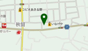 秋川ハナセンの地図画像