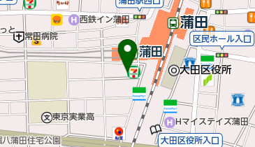 大田区中国帰国者センターの地図画像