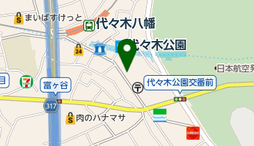 ARMSテイクアウト&デリバリーの地図画像