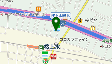 ヘアーサロンIWASAKI桜上水店の地図画像