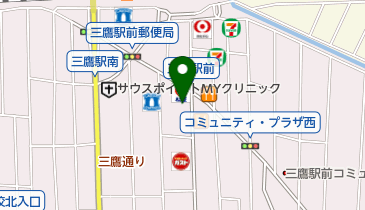 足つぼの湧泉の地図画像