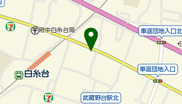 鈑金のモドーリー府中店の地図画像