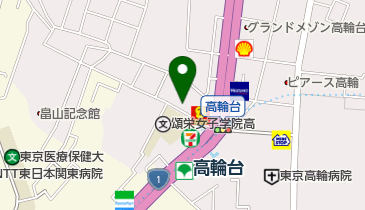 美容室アンフィの地図画像