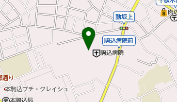 ウェルネスヘアサロン駒込病院店の地図画像