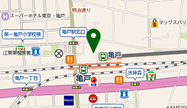 アトレ亀戸の地図画像