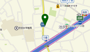 オリーブスパ三宿店の地図画像