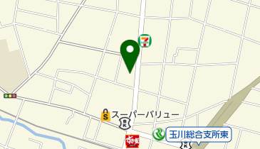 等々力まつだ接骨院の地図画像