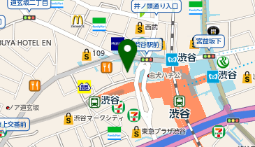 ハチ公前献血ルームの地図画像