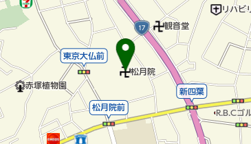 松月院の地図画像