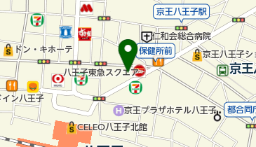 株式会社ジェイアール東日本都市開発八王子支店の地図画像