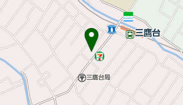 ファッションクリーニングポプリン三鷹台ショップの地図画像