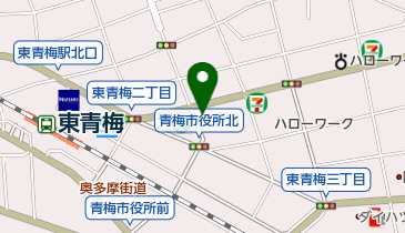 田中接骨院の地図画像