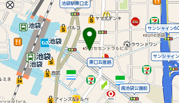 スイーツパラダイス池袋店の地図画像