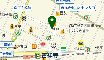 てもみん吉祥寺北口店の地図画像