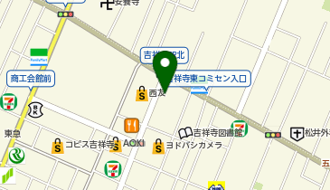 吉祥寺clubSEATAの地図画像