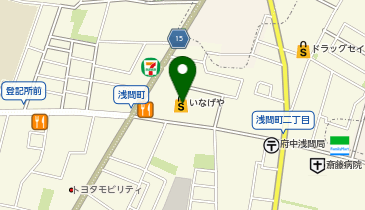 パシオス府中浅間町店の地図画像