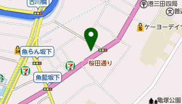ポニークリーニング三田5丁目店の地図画像
