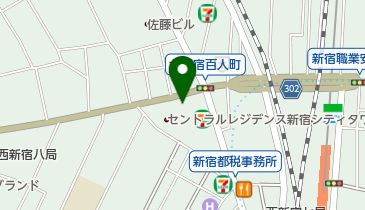 新幸クリーニング 西新宿店の地図画像