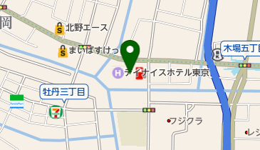 有限会社ふれあい観光の地図画像
