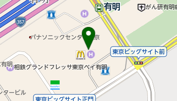 レストランメヒコ有明店の地図画像