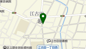 クリーニングみどりの地図画像