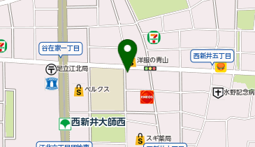 タックルベリー西新井店の地図画像