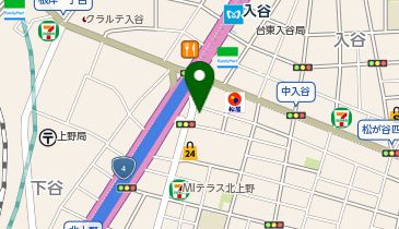 ぽけっとランド入谷の地図画像