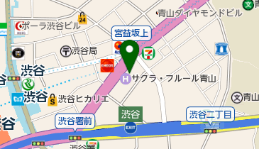 宮益坂スタジオの地図画像