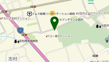 小豆沢墓苑・寺務所の地図画像