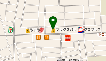 クリーニングKYOEIMAX東大和店の地図画像