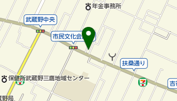 武蔵野総合学院そろばん教室の地図画像