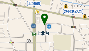 有限会社はなひろコープとうきょう上北台店の地図画像