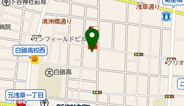 ヨウコー御徒町の地図画像