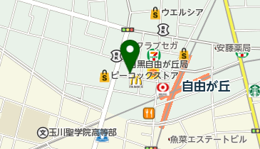 自由ヶ丘メディカルプラザの地図画像