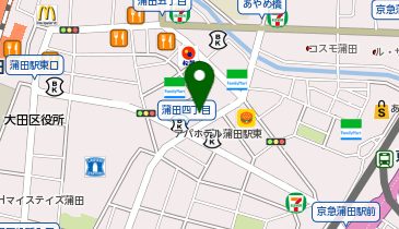 タックルベリー蒲田店の地図画像