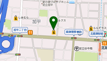 株式会社コジマ NEW足立加平店の地図画像