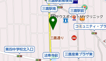つばさ整骨院の地図画像