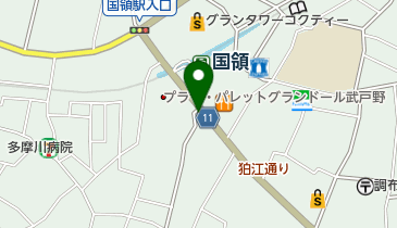 ヘアースタジオIWASAKI国領店の地図画像