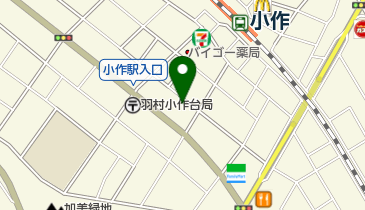 富士薬局小作店の地図画像