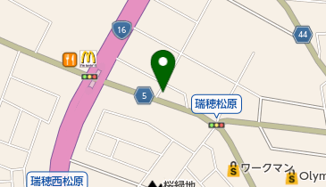 明石自動車の地図画像