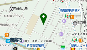 ホシザキ東京株式会社新宿支店の地図画像