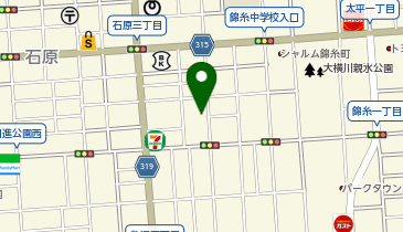 美容室あらいの地図画像