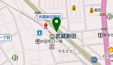 ゲームショップ武蔵の地図画像