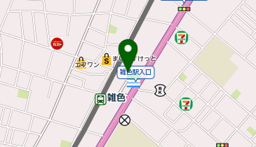 ダイス雑色店の地図画像