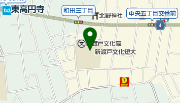 新渡戸文化小学校の地図画像