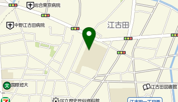 中野区役所 江古田学童クラブ・キッズ・プラザ江古田の地図画像