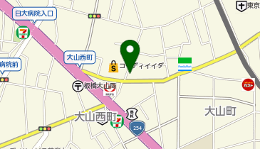 スクールベン大山店の地図画像