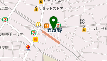 マイペンライ五反野店の地図画像
