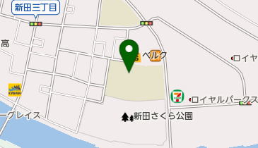 新田学園学童保育室の地図画像